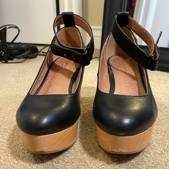 Wedges ballerinas flats Mary Jane - Picture 3 of 14